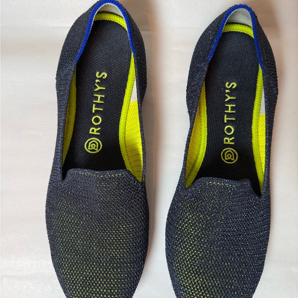 Rothy’s Metallic Lattice Stitch Loafers View 3